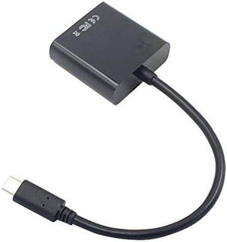 USB-C USB3.1 Type C for Adapter Cable VGA Male to VGA Female Video Transfer Converter 1080P for 12 inch in Saudi Arabia