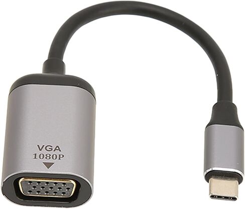 محول USB C إلى VGA من سبائك الألومنيوم عالي الوضوح 1920x1200 60 هرتز لأجهزة الكمبيوتر المحمولة وأجهزة العرض in Kuwait