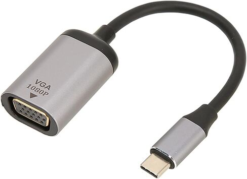 محول USB C إلى VGA من سبائك الألومنيوم عالي الوضوح 1920x1200 60 هرتز لأجهزة الكمبيوتر المحمولة وأجهزة العرض in Kuwait