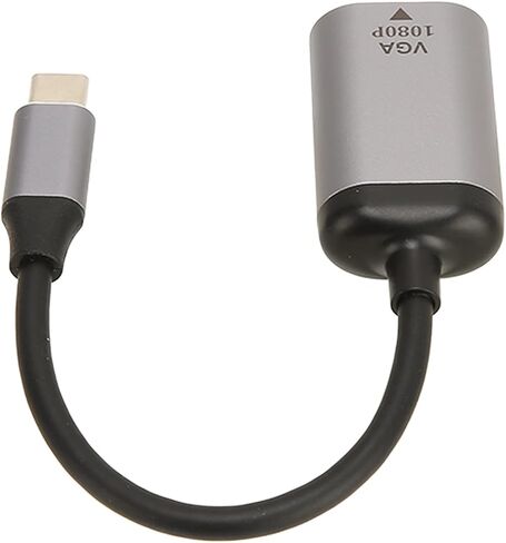 محول USB C إلى VGA من سبائك الألومنيوم عالي الوضوح 1920x1200 60 هرتز لأجهزة الكمبيوتر المحمولة وأجهزة العرض in Kuwait