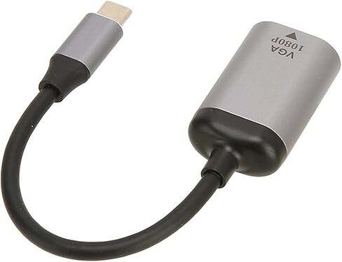 محول USB C إلى VGA من سبائك الألومنيوم عالي الوضوح 1920x1200 60 هرتز لأجهزة الكمبيوتر المحمولة وأجهزة العرض in Kuwait