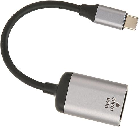 محول USB C إلى VGA من سبائك الألومنيوم عالي الوضوح 1920x1200 60 هرتز لأجهزة الكمبيوتر المحمولة وأجهزة العرض in Kuwait
