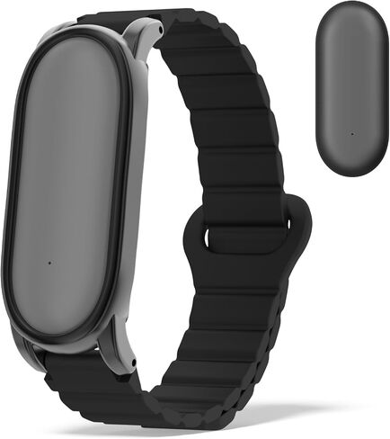 Magnetic Silicone Wristband for Plaud NotePin & NotePin S, Black in Kuwait