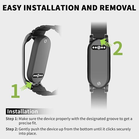 Magnetic Silicone Wristband for Plaud NotePin & NotePin S, Black in Kuwait