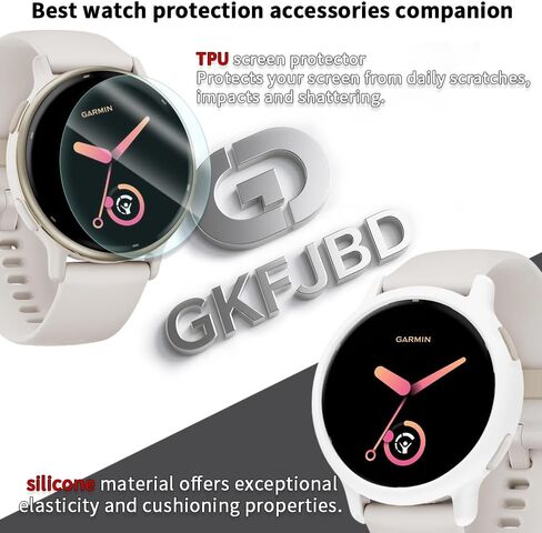 Compatible for Garmin vivoactive 5 Screen Protector & Case Set in Saudi Arabia