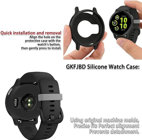 Compatible for Garmin vivoactive 5 Screen Protector & Case Set in Saudi Arabia