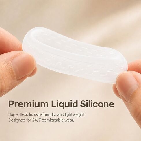 Marchred Oura Ring 5 Cover Silicone Ring Protector 2 Pack, Clear Invisible Anti-Scratch Skin Cover, Lightweight Sleeve for Daily Wear, Clear in Kuwait