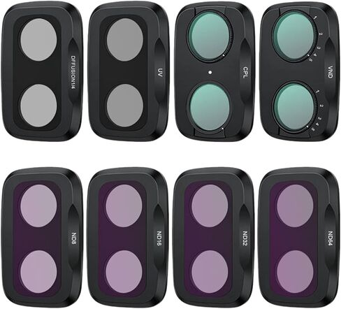 Lens Filters Set for DJI Osmo Pocket 4P（ND16、ND32、ND64、ND128） in Kuwait