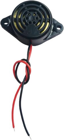 Buzzer,Buzzer Alarm 12V Electronic Beep Buzzer 100dB Piezo Alarm Siren Continous Sound for Motorcycle Golf Cart Vehicles Car Alarm 5Pcs Black SFM-27-I in Kuwait