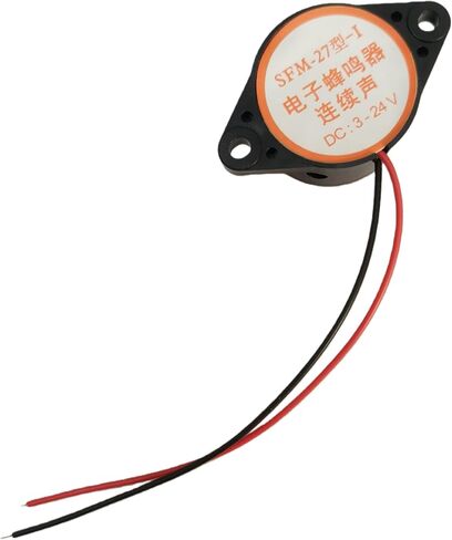 Buzzer,Buzzer Alarm 12V Electronic Beep Buzzer 100dB Piezo Alarm Siren Continous Sound for Motorcycle Golf Cart Vehicles Car Alarm 5Pcs Black SFM-27-I in Kuwait