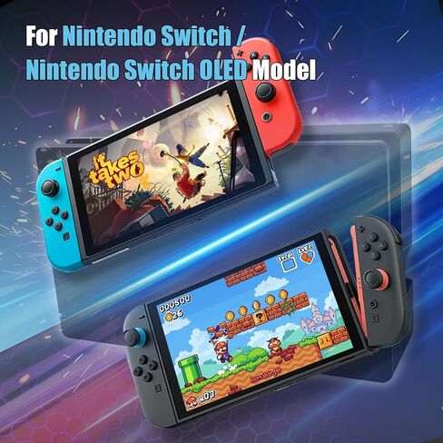 TV Dock Station for Nintendo Switch/Switch OLED, Portable 3-in-1 TV Dock Station Replacement Kit, Includes Original IC Module, AC Charger & High-Speed HDMI Cable for 1080P HD Output & Console Charging in Kuwait