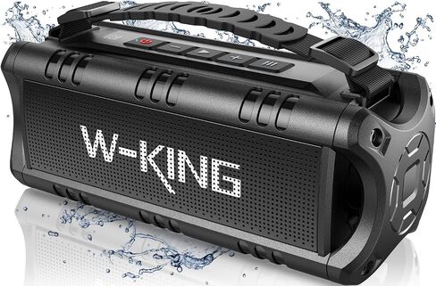 W-KING Portable Bluetooth Speaker Loud Wireless 60W Peak Waterproof Outdoor in Saudi Arabia