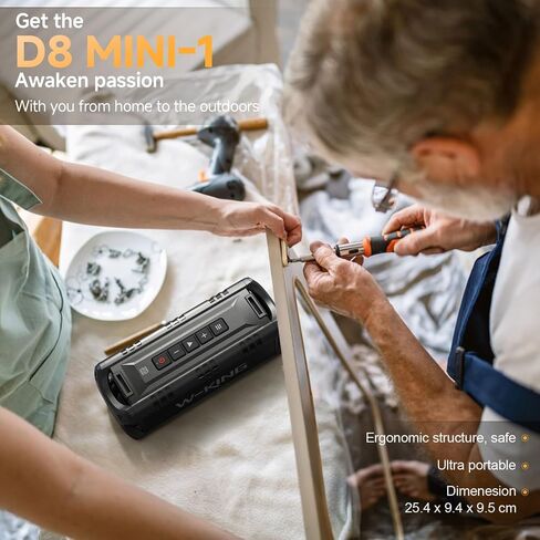 W-KING Portable Bluetooth Speaker Loud Wireless 60W Peak Waterproof Outdoor in Saudi Arabia