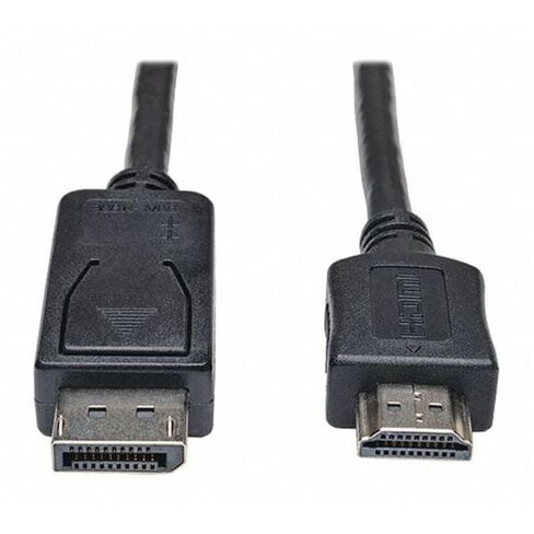 TRIPP LITE DisplayPort to HDMI Audio Video Cable Adapter, DP to HDMI, Male-to-Male, 1080P, HDCP Compatible, 6-Feet / 1.8 Meters, 3-Year Warranty (P582-006) in Saudi Arabia