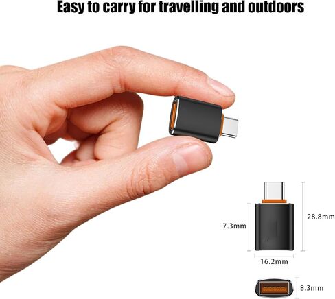 10 Pack USB C to USB Adapter,10Gbps USB A Female to USB C Male Adapter in Kuwait
