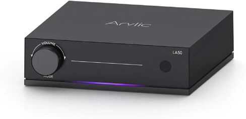 Arylic LA50 Wireless Streaming Amplifier for Home Audio, HDMI ARC Stereo Receiver with AirPlay 2, Google Cast, Spotify Connect, Tidal Connect, 50W x2 Class D Amp, Subwoofer Out, TV Remote Control in Saudi Arabia