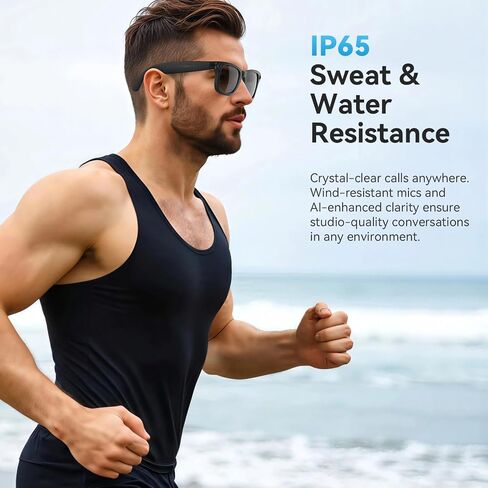 2026 AI Smart Glasses for Men Women,8MP 4K Camera Glasses,Supports AI Voice Control/Photo/Video/Audio Recording,Bluetooth Glasses with 133 Translations,Blue Light Blocking Lenses+Extra Sunglasses in Saudi Arabia