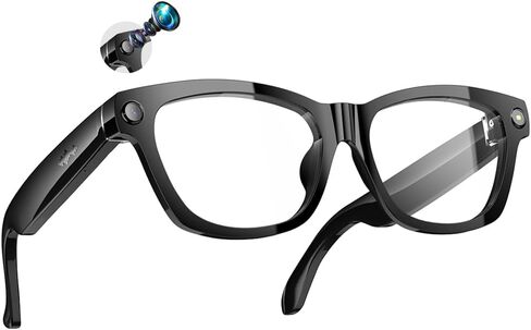 Blackview BV100 AI Smart Glasses 8MP Camera 45.7g Transparent Lens in Saudi Arabia