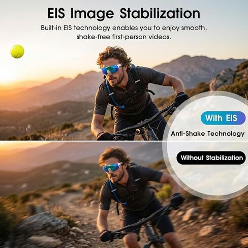 AI Smart Glasses with Camera 4K, Bluetooth Sunglasses for Outdoor Sports in Kuwait