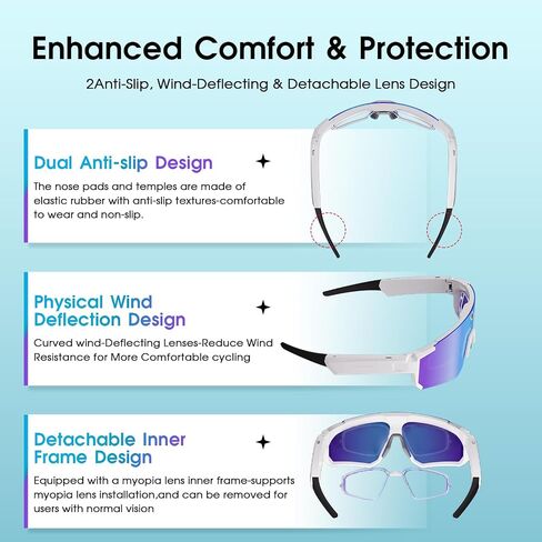 AI Smart Glasses with Camera 4K, Bluetooth Sunglasses for Outdoor Sports in Kuwait
