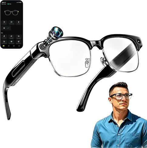 4K AI Smart Glasses, 13MP Camera, AI Vision & Voice Assistant in Saudi Arabia