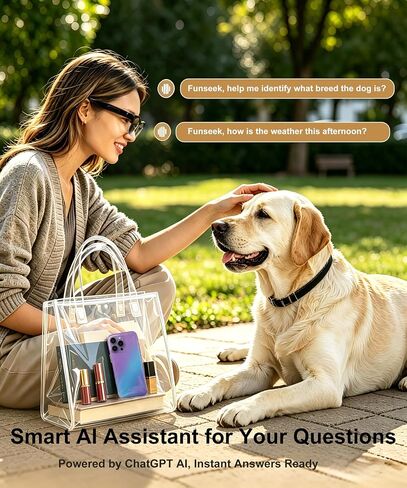 4K AI Smart Glasses, 13MP Camera, AI Vision & Voice Assistant in Saudi Arabia