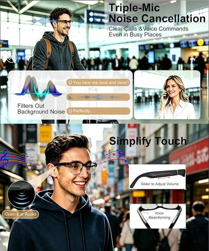4K AI Smart Glasses, 13MP Camera, AI Vision & Voice Assistant in Saudi Arabia
