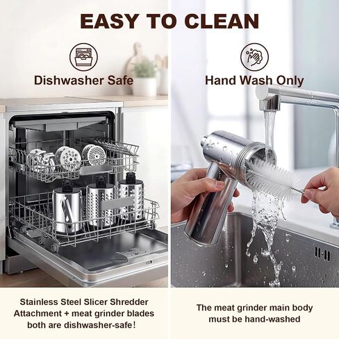 HOZODO Meat Grinder & Cheese Grater Attachments for KitchenAid Mixer in Kuwait