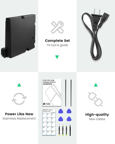 for PS5 Slim Power Supply Replacement ADP-400GR 2000 Series Kit in Saudi Arabia
