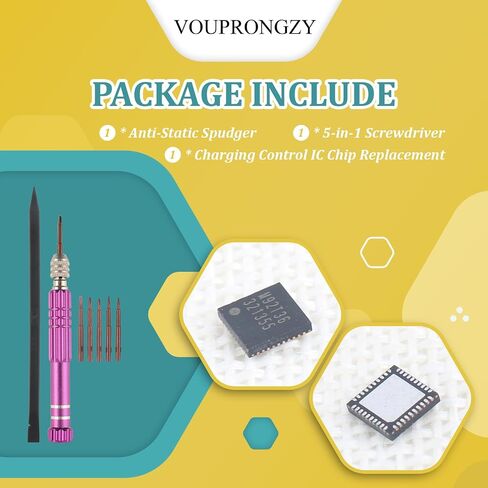 For M92T36 Chip for Nintendo Switch USB-C Power Charging Control IC Chip M92T36 Replacement Motherboard Accessories Parts with Repair Tools in Saudi Arabia