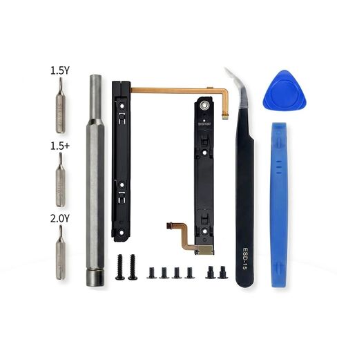 Left & Right Console Slide Rail Set with Screws for Nintendo Switch OLED in Saudi Arabia