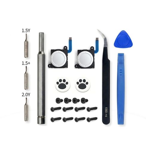 2-Pack Joystick Replacement for Nintendo Switch Joy-Con Black in Saudi Arabia