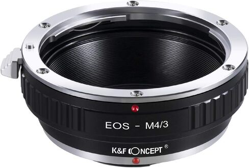 K&F Concept Lens Mount Adapter Compatible with Canon EOS (EF/EF-S) Mount Lens to M4/3 (Micro Four Thirds) MFT Olympus Pen and Panasonic Lumix Cameras in Saudi Arabia