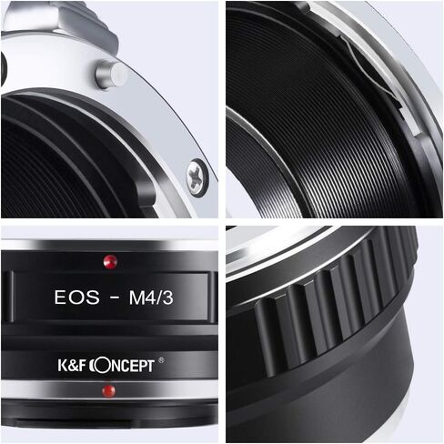 K&F Concept Lens Mount Adapter Compatible with Canon EOS (EF/EF-S) Mount Lens to M4/3 (Micro Four Thirds) MFT Olympus Pen and Panasonic Lumix Cameras in Saudi Arabia