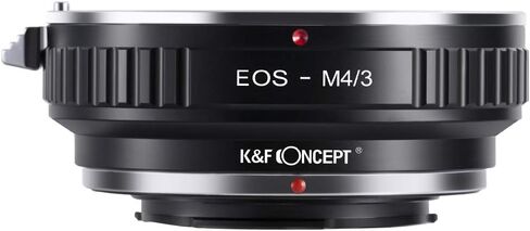 K&F Concept Lens Mount Adapter Compatible with Canon EOS (EF/EF-S) Mount Lens to M4/3 (Micro Four Thirds) MFT Olympus Pen and Panasonic Lumix Cameras in Saudi Arabia