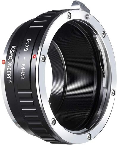 K&F Concept Lens Mount Adapter Compatible with Canon EOS (EF/EF-S) Mount Lens to M4/3 (Micro Four Thirds) MFT Olympus Pen and Panasonic Lumix Cameras in Saudi Arabia