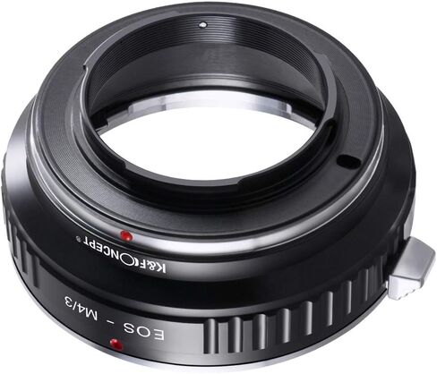 K&F Concept Lens Mount Adapter Compatible with Canon EOS (EF/EF-S) Mount Lens to M4/3 (Micro Four Thirds) MFT Olympus Pen and Panasonic Lumix Cameras in Saudi Arabia