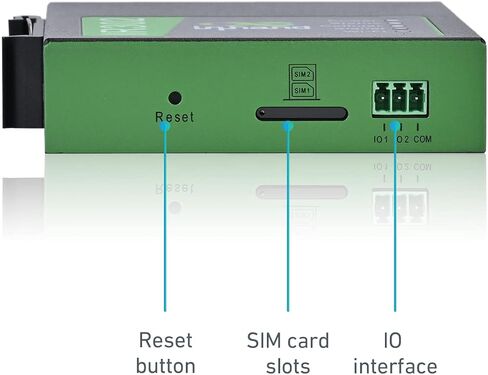 IR302 InHand Networks IR302 Industrial IoT 4G LTE VPN Cellular Router, LTE Cat 4 Without Wi-Fi, Support T-Mobile, AT&T & Verizon, UL Certification in Kuwait