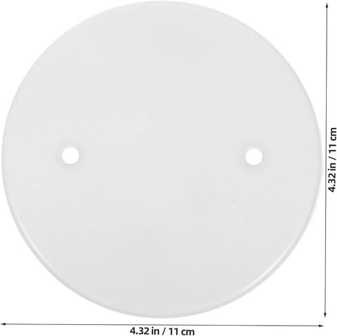 50pcs White Pp Ceiling Cover Plate for Power Cord Protection in Saudi Arabia