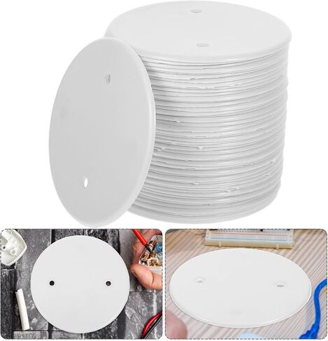 50pcs White Pp Ceiling Cover Plate for Power Cord Protection in Saudi Arabia
