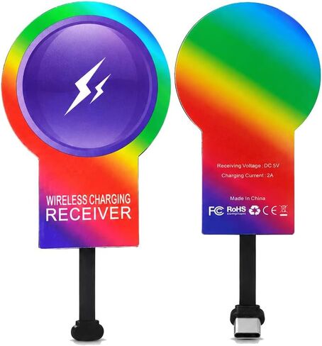 IVY QI Wireless Charging Receiver Adapter with Fast&Smart Microchip Technology for Samsung Galaxy A16 A26 A36 A56 A06 A15 A55 A35 A25 A54 A14 A34 A24 A13 A23 A33 A53 A12 A22 A32 A42 A52 Type-C in Kuwait