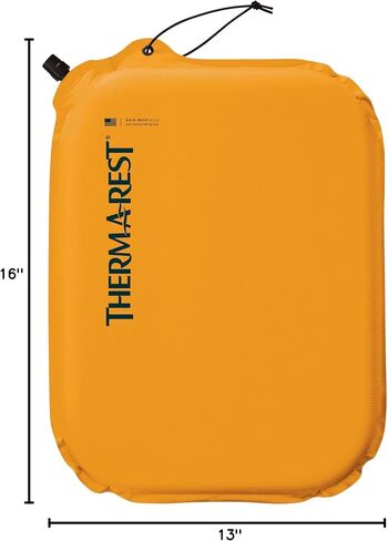 Therm-a-Rest Lite Seat Ultralight Inflatable Seat Cushion, Mango in Saudi Arabia