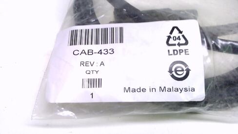 Datalogic CAB-433 RS232 9-PIN FEMALE STRAIGHT 6' POT PS 8300/8500 in Saudi Arabia