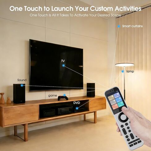 SofaBaton X2 Universal Remote with Touch Screen, Hub and App, All in One Universal Remote Control with with Charging Dock and Customize Activities, Compatible with IR/Bluetooth/WiFi/RF Devices in Saudi Arabia