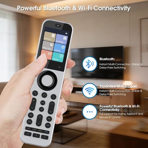 SofaBaton X2 Universal Remote with Touch Screen, Hub and App, All in One Universal Remote Control with with Charging Dock and Customize Activities, Compatible with IR/Bluetooth/WiFi/RF Devices in Saudi Arabia