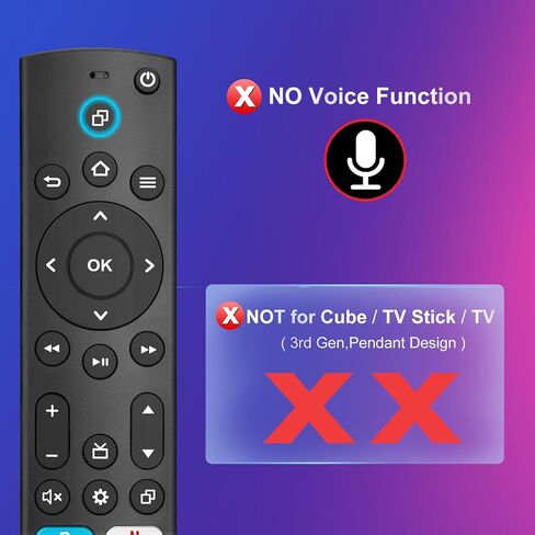 (Pack of 2) Universal Remote Control for Samsung/Insignia/Toshiba/TCL/Vizio/Pioneer/Roku Smart TVs Remote Replacement, Compatible with Voice Smart TV in Kuwait