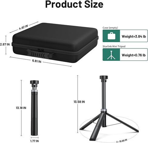 Starlink Mini Tripod with Carry Case, for All Starlink Mini Models in Kuwait