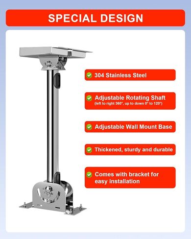 Starlink Roof Mount Gen 3/V3 Standard Dish, 304 Stainless Steel in Saudi Arabia