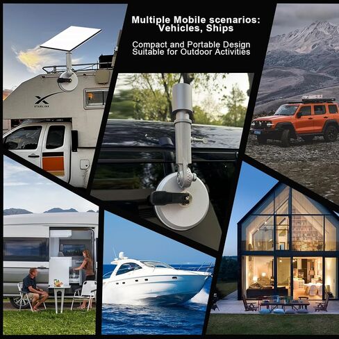 Strong Suction Starlink Mini Mounts&Cover Case,2-in-1 Stable Hailproof in Saudi Arabia