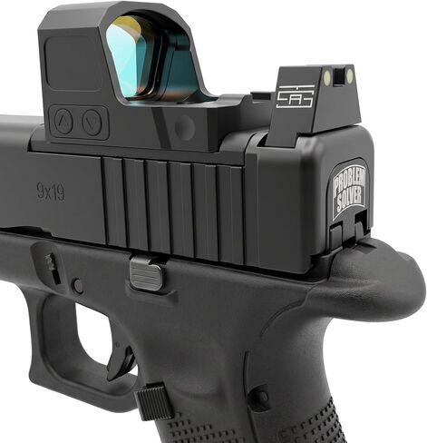 TSA® Big Dot Glow Sights Compatible with Glock® MOS 17 19 45 Gen 1-6 | Tall Height Co-Witness | CNC 7075 Aluminum in Kuwait